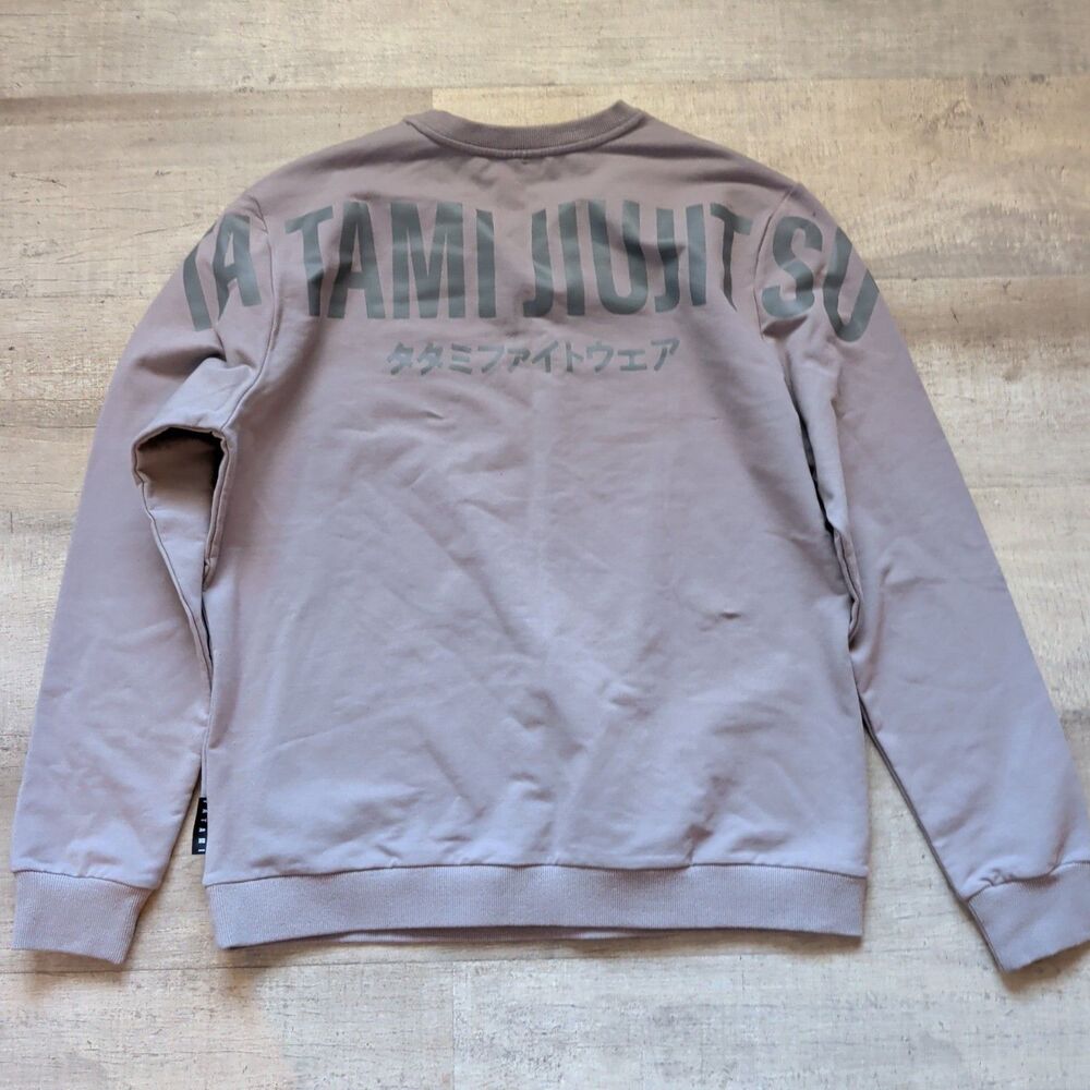 Tatami Fightwear Sweatshirt Mens 2XL Gray Jiu Jitsu Pullover Crewneck Athletic